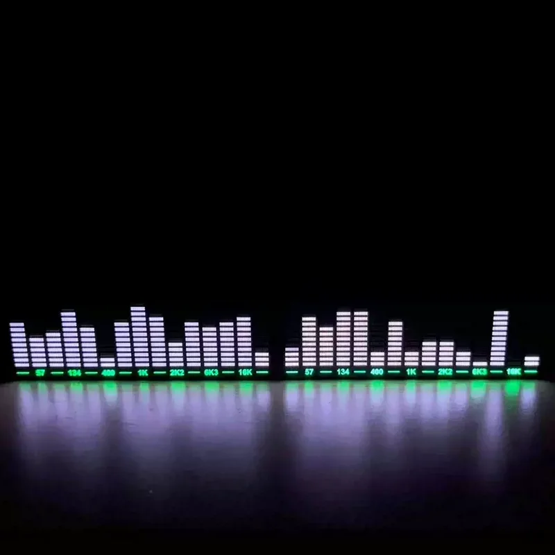Display LED Spettro musicale controllato dal suono Display Pickup Luce ambientale Luce ritmica atmosferica Spettro a 30 segmenti