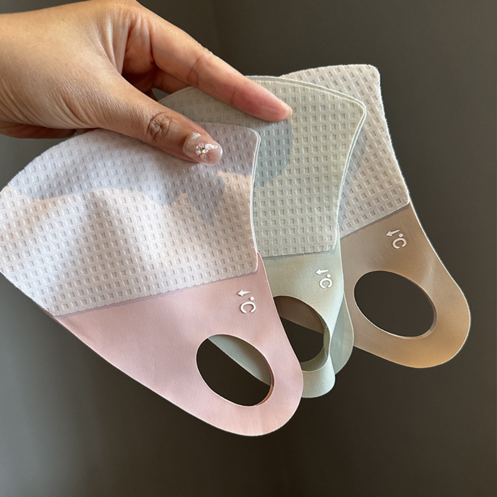 Venda quente máscara de seda gelo respirável anti-uv traceless equitação máscara facial celular ultrafino guarda-sol máscara passeio