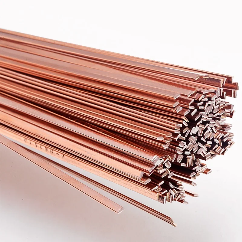 Haste de solda de cobre fósforo 500mm, fio de solda de cobre fósforo, haste de solda de eletrodo, sem necessidade de hastes de solda em pó