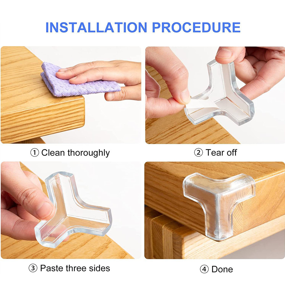 Upgraded Corner Protector Baby Safety Silicone Corner Guards and Edges Widened Thickened Furniture Table Corner Protector