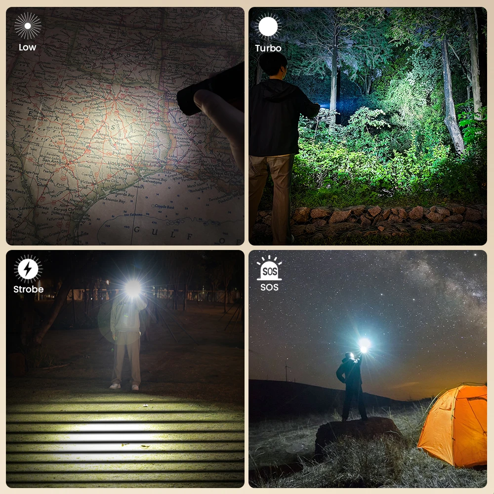 SOFIRN SR23 Dual Light Flashlight 3300lm White Floodlight&365nm UV Light 21700 USB C Rechargeable EDC lamp with Magnetic Tailcap