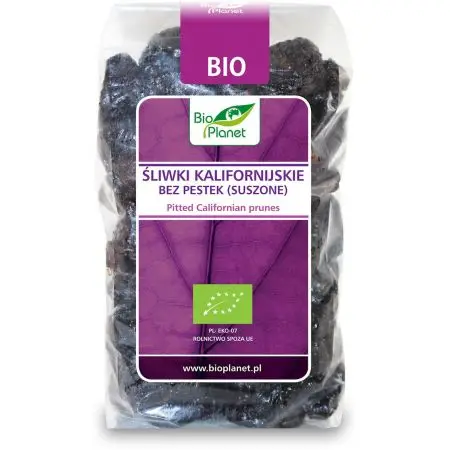 Bio Planet Śliwki kalifornijskie bez pestek niesiarkowane 400 g Bio