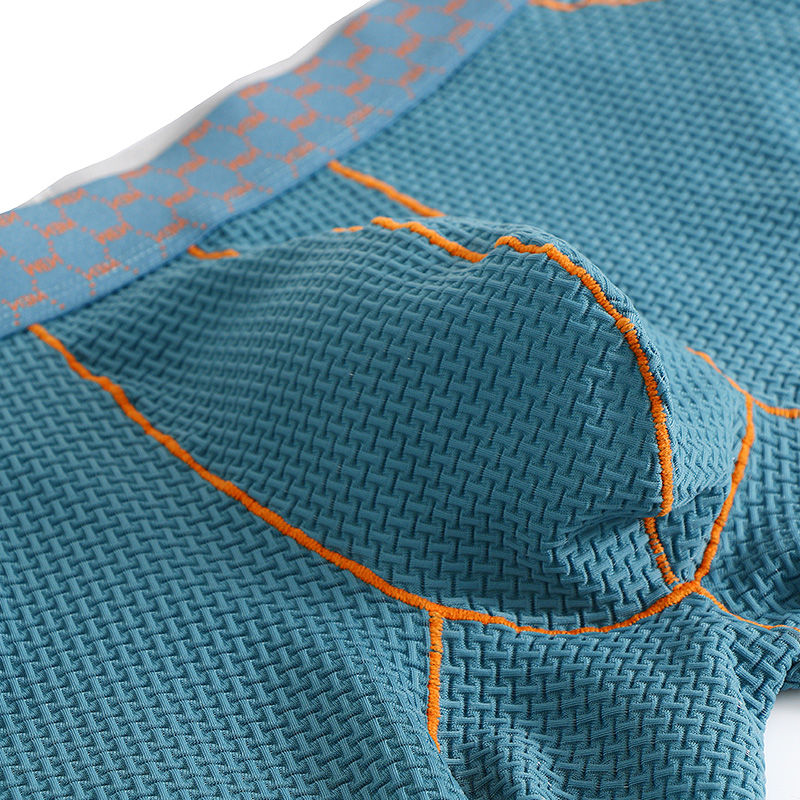 Impressão e tingimento saudável nova calcinha masculina de secagem rápida estendida anti-desgaste perna sweatpants gelo confortável calças masculinas