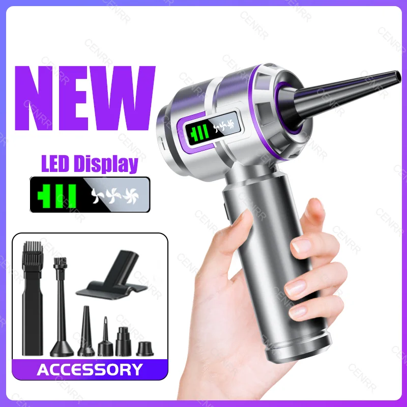 New Car Vacuum Cleaner 998000PA Mini Cordless Powerful for Home Handheld Blower Car Cleaner Portable Car Vacuum Cleaner