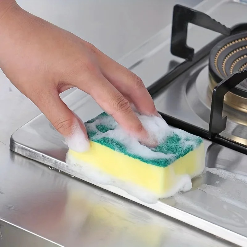 Esponja de limpeza para lavar louça, 20 peças, remoção de pote, banheiro, multiuso, absorvente