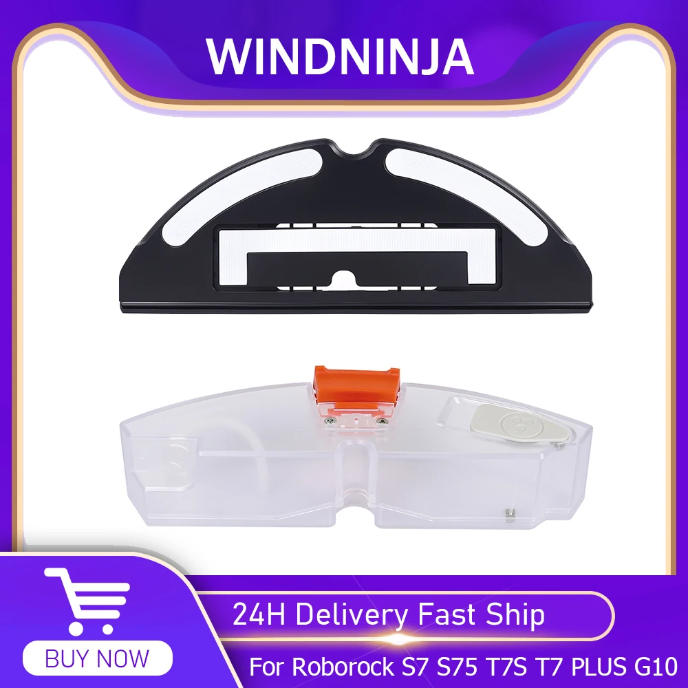 Mop Bracket Holder Water Tank Spare Part For Roborock S7 S75 T7S T7 PLUS G10 Robot Vacuum Cleaner Household Cleaning Accessories
