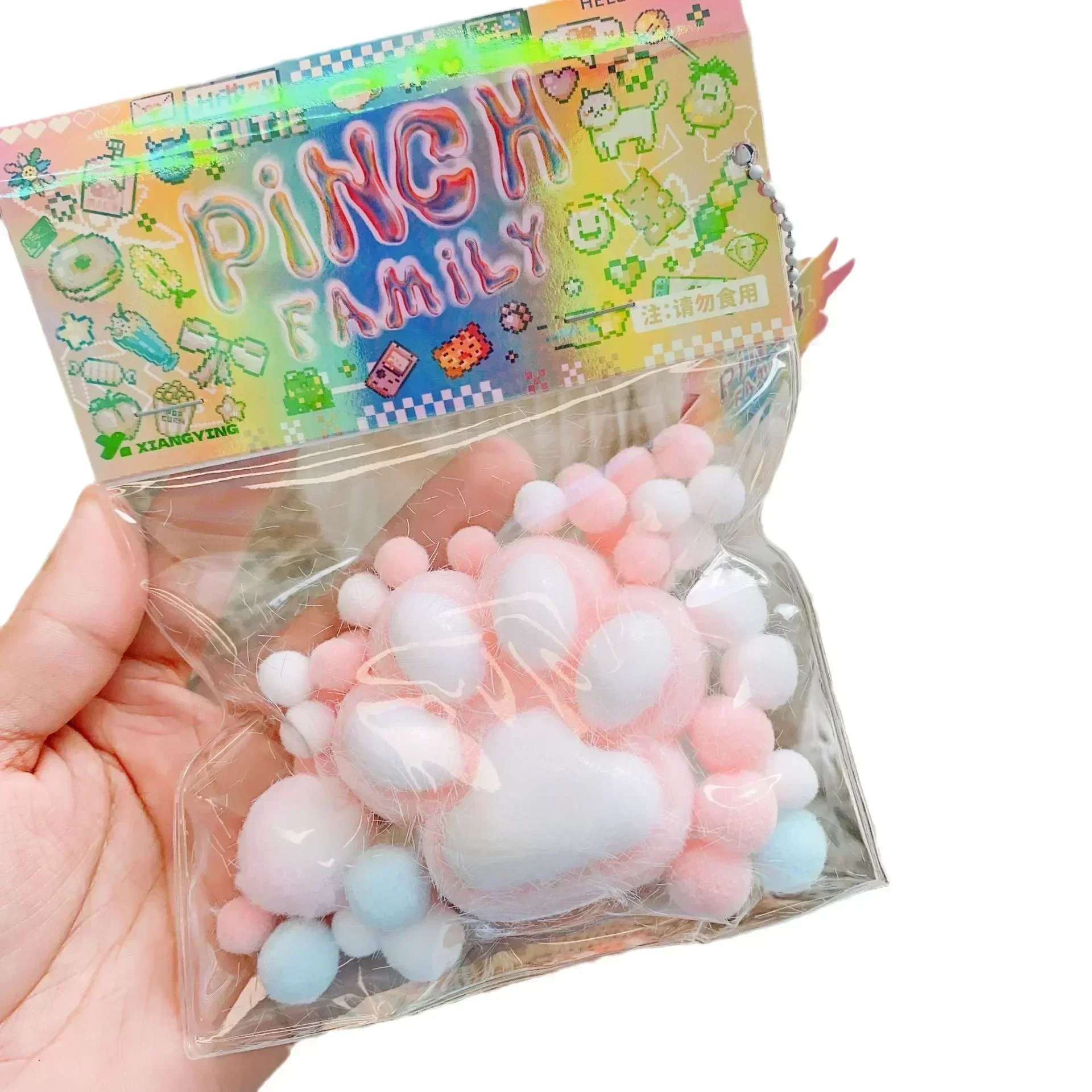 Cute plush Cat's Paw rabbit pig Bear stress relief squishy fidget toy mochi antistress adult children Slow Rebound sensory toys
