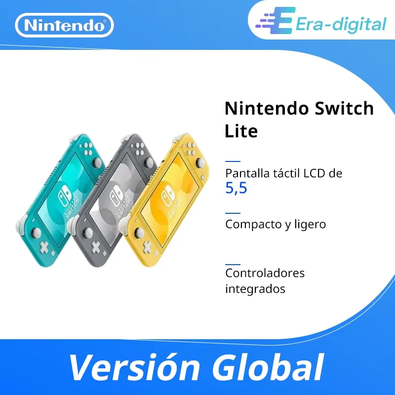 Nintendo Switch Lite Przenośna konsola do gier Nintendo Switch 32G Wewnętrzna pamięć masowa 5,5-calowy ekran dotykowy LCD Bluetooth 4.1 Coral