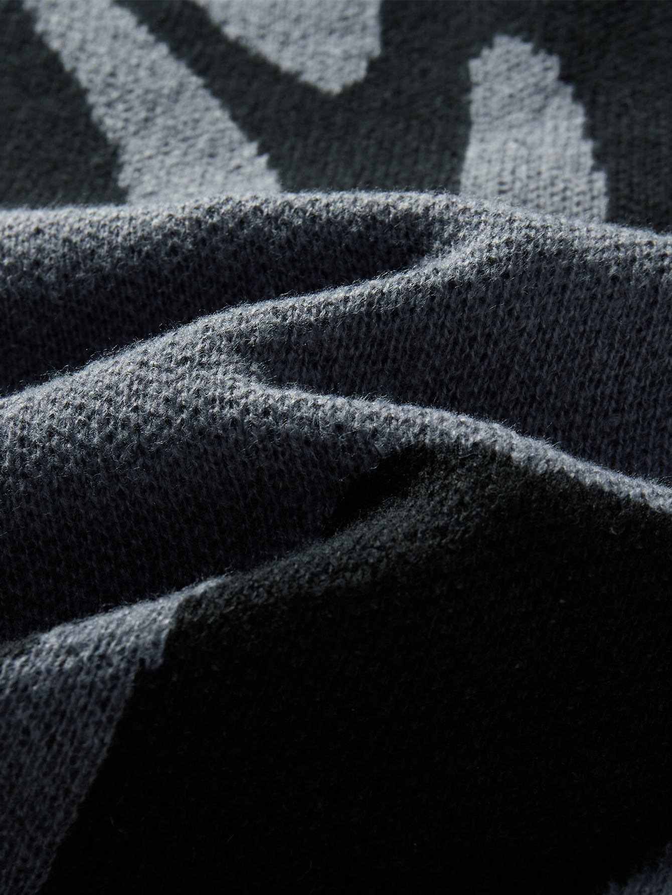 Neue beliebte Herbst Winter unregelmäßige Jacquard Muster Pullover Pullover lässig Rundhals ausschnitt Kontrast farbe gestrickt Herren Pullover