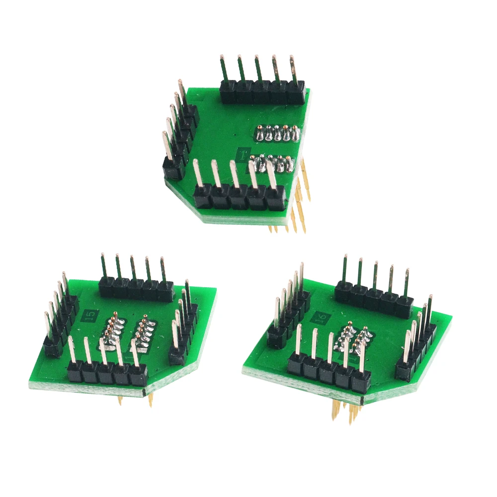 Quadro LED BDM de aço inoxidável com 22 peças de adaptadores OBD2 Quadro BDM de alumínio ECU Tuning Programador Remap