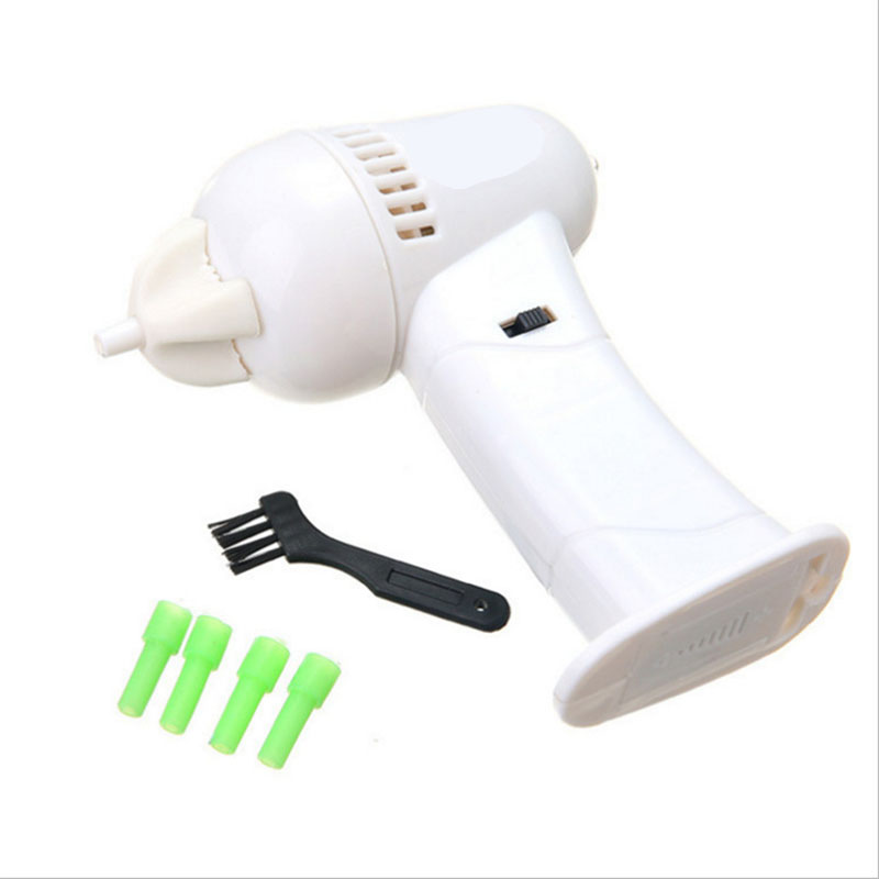 Elektrischer sicherer Ohrenschmalzreiniger, sicherer weicher Kopf-Ohrreiniger, schmerzloser Vakuum-Ohrenschmalzentferner mit LED, um im Ohr besser zu reinigen