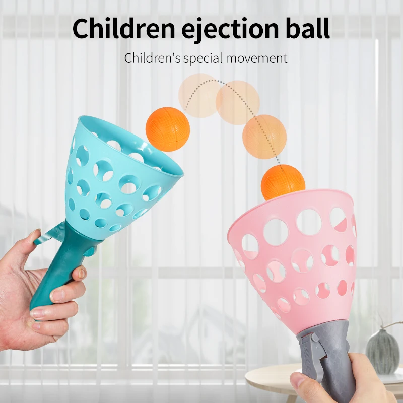 Rompecabezas para niños, pelota de catapulta para lanzar, clase de interacción entre padres e hijos, catapulta elástica divertida, juguetes deportivos dobles para niño y niña
