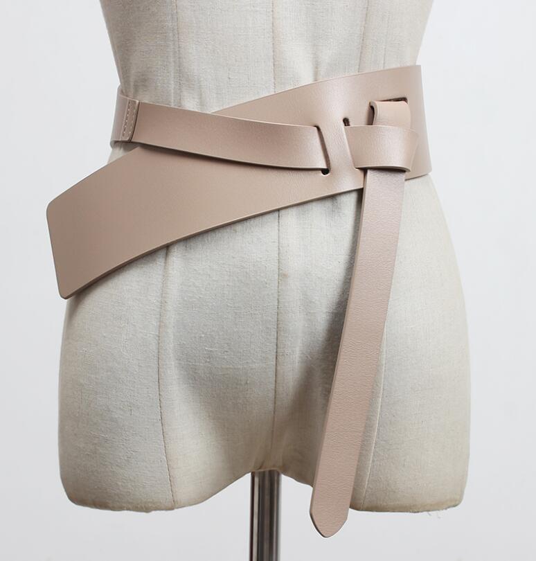 女性用ランウェイファッション本革クマーバンバッド、女性用コルセット、ウエストバンドベルト、ワイドデコレーションベルト、r3097