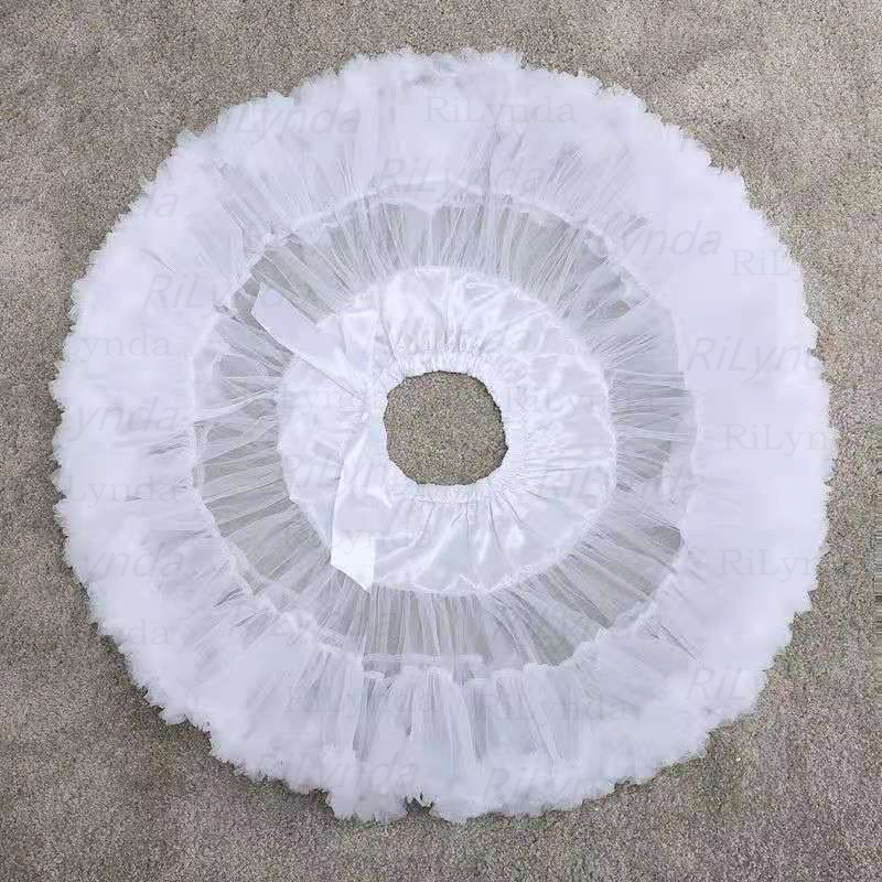 Jupons Lolita Style fleur pour femmes, Crinoline, agitation intérieure, Tutu de Cosplay, jupe Cancan bouffante sous les robes de mariée