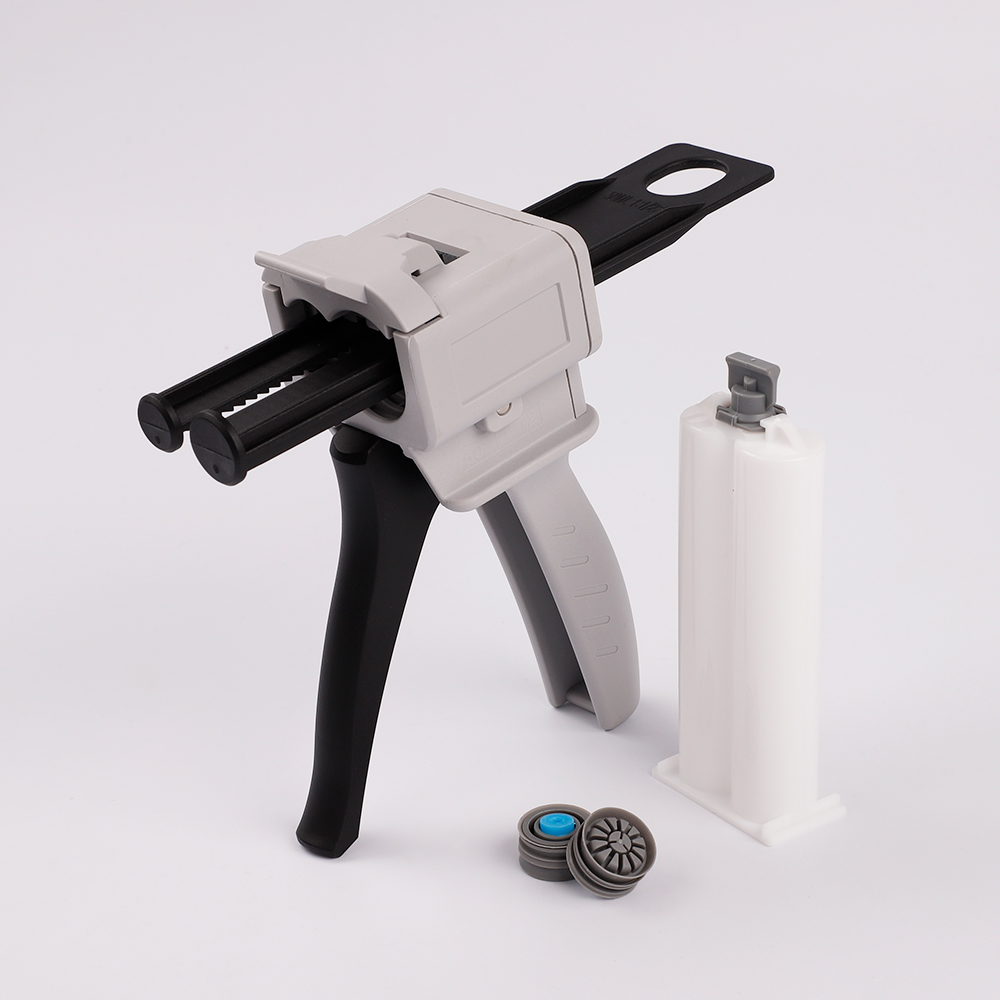 50ml Dispenser Gun,Epoxy Glue Gun1:1/2:1 Impression Mixed Dispensing Gun Two-component AB Glue Gun