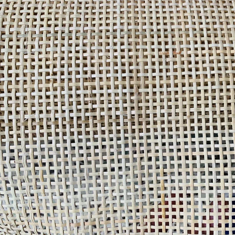 หวายธรรมชาติอินโดนีเซีย Cane Webbing ม้วนวัสดุสําหรับตกแต่งเฟอร์นิเจอร์ Hollow Lattice ทอผ้าเก้าอี้ตู้ซ่อม