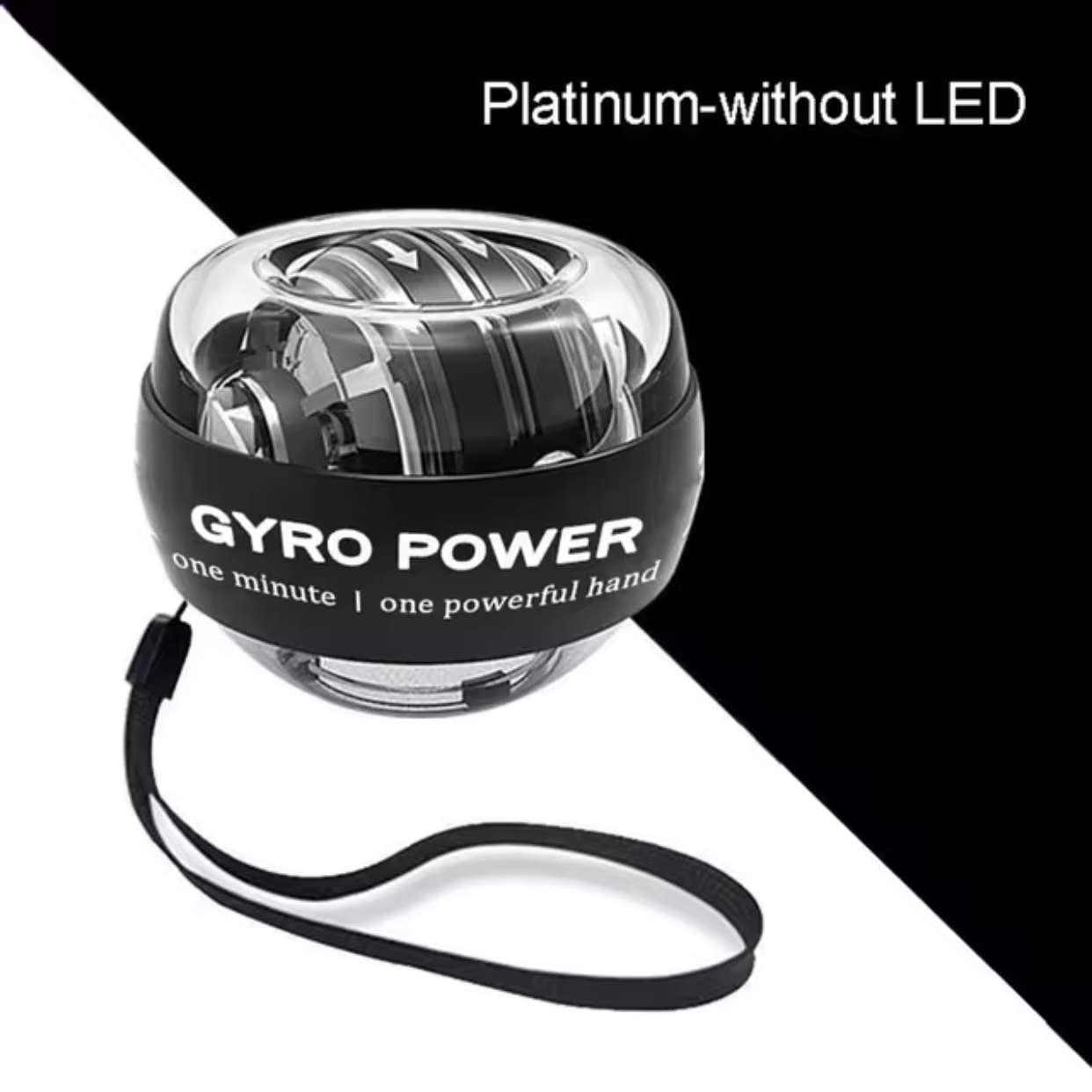 自動スタートグリップ付きのLED手首用パワーボール,ジャイロスコープトレーナー,手の筋肉のリラックス,フィットネス,家庭用運動スポーツ用品
