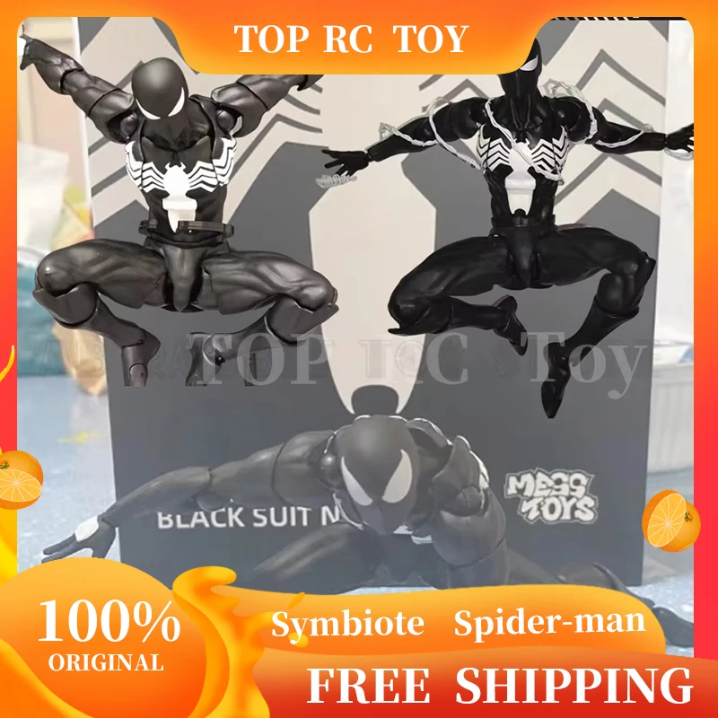 Nuovo MessToys Spiderman Figura CT Giocattoli Nero Rosso Spider Man Figurine Mess Toys Action Figure Modello personalizzato Regalo Giocattolo personalizzato per bambini