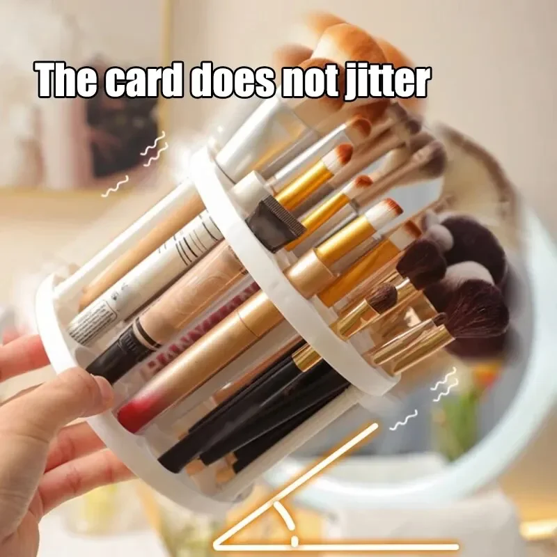 Porta pennelli per trucco Portaoggetti per cosmetici da tavolo Porta pennelli per rossetto Porta pennelli per trucco Tavolo da toeletta Scatola di immagazzinaggio per smistamento