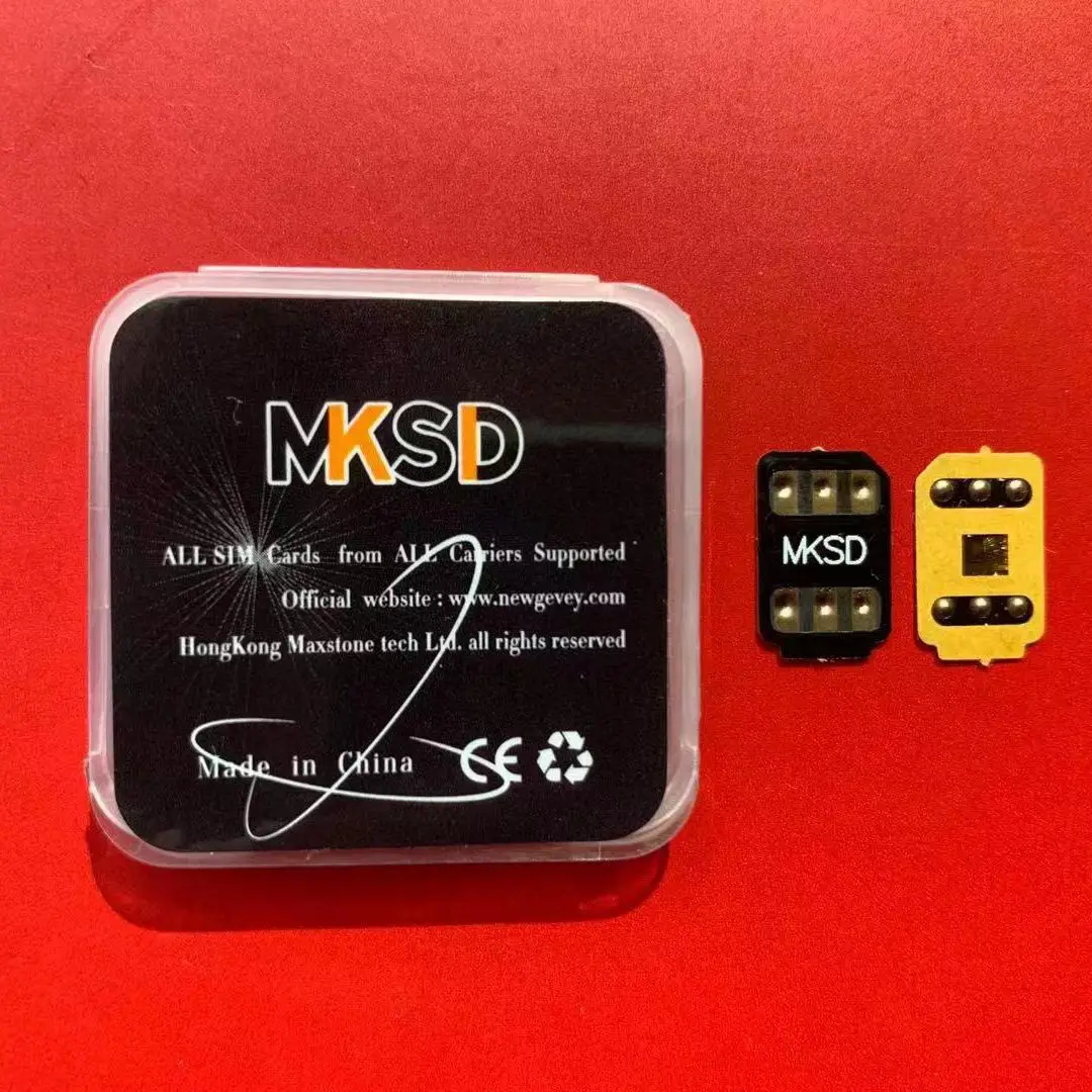 Pegatina de tarjeta MKSD y MKSD Ultra aplicable para Iphone, pegatina de tarjeta desbloqueada