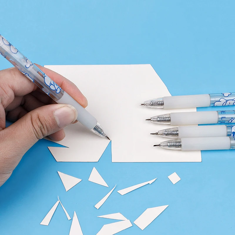Nghệ Thuật Tiện Ích Bút Dao Cắt Dán Thêu Sò Cắt Thể Hiện Hộp Dao Dùng Học Thủ Công DIY Tiếp Liệu