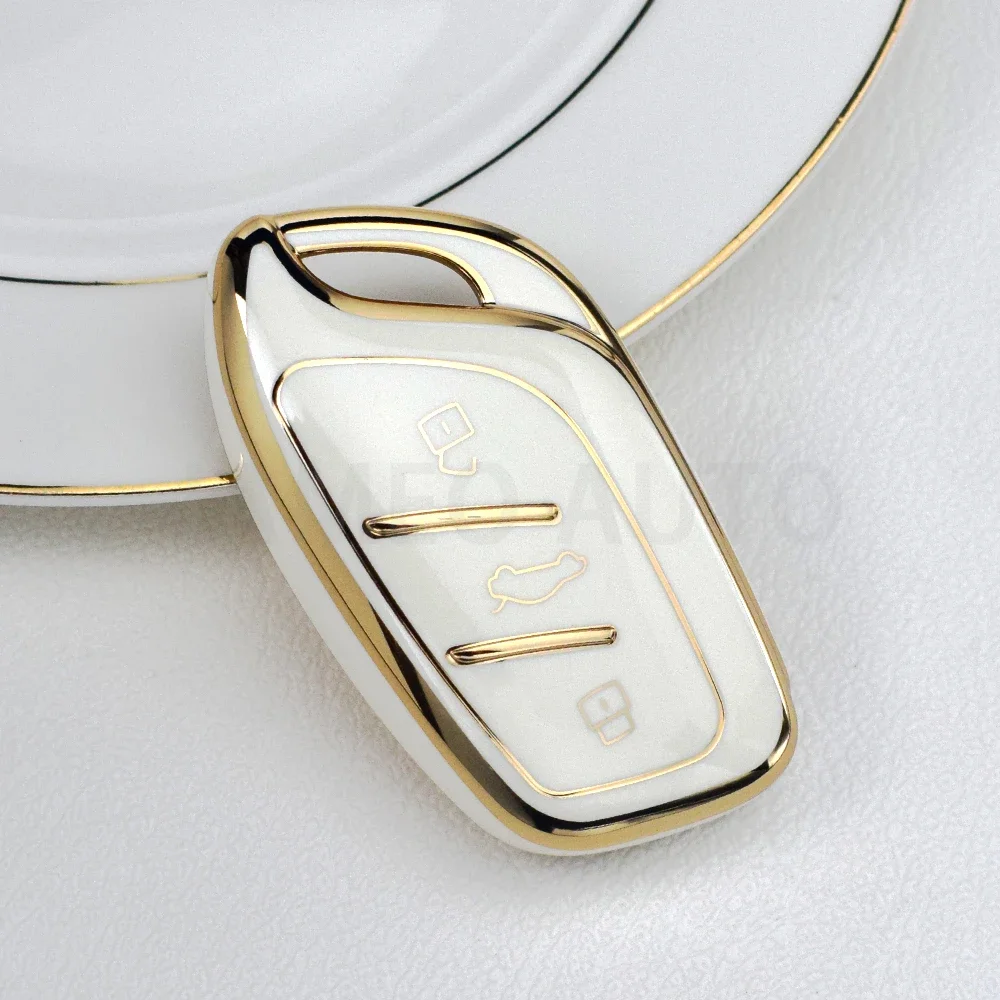 3 Buttons TPU Fob Key Cover Case For MG 4 2023 Mg4 Ev MG HS GT ZS EV ZX MG5 MG6 for Roewe RX3 RX5 RX8 ERX5 I6 I5