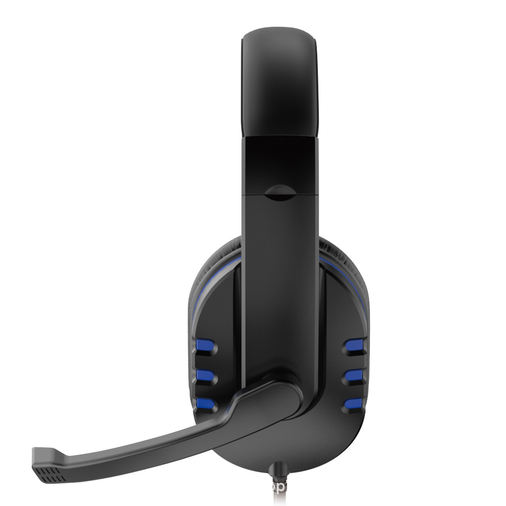 Có Dây 3.5Mm Tai Nghe Chơi Game Game Tai Nghe Loại Bỏ Tiếng Ồn Tai Nghe Chụp Tai Có Micro Điều Khiển Âm Lượng Cho PS4 Play Station 4 Máy Tính