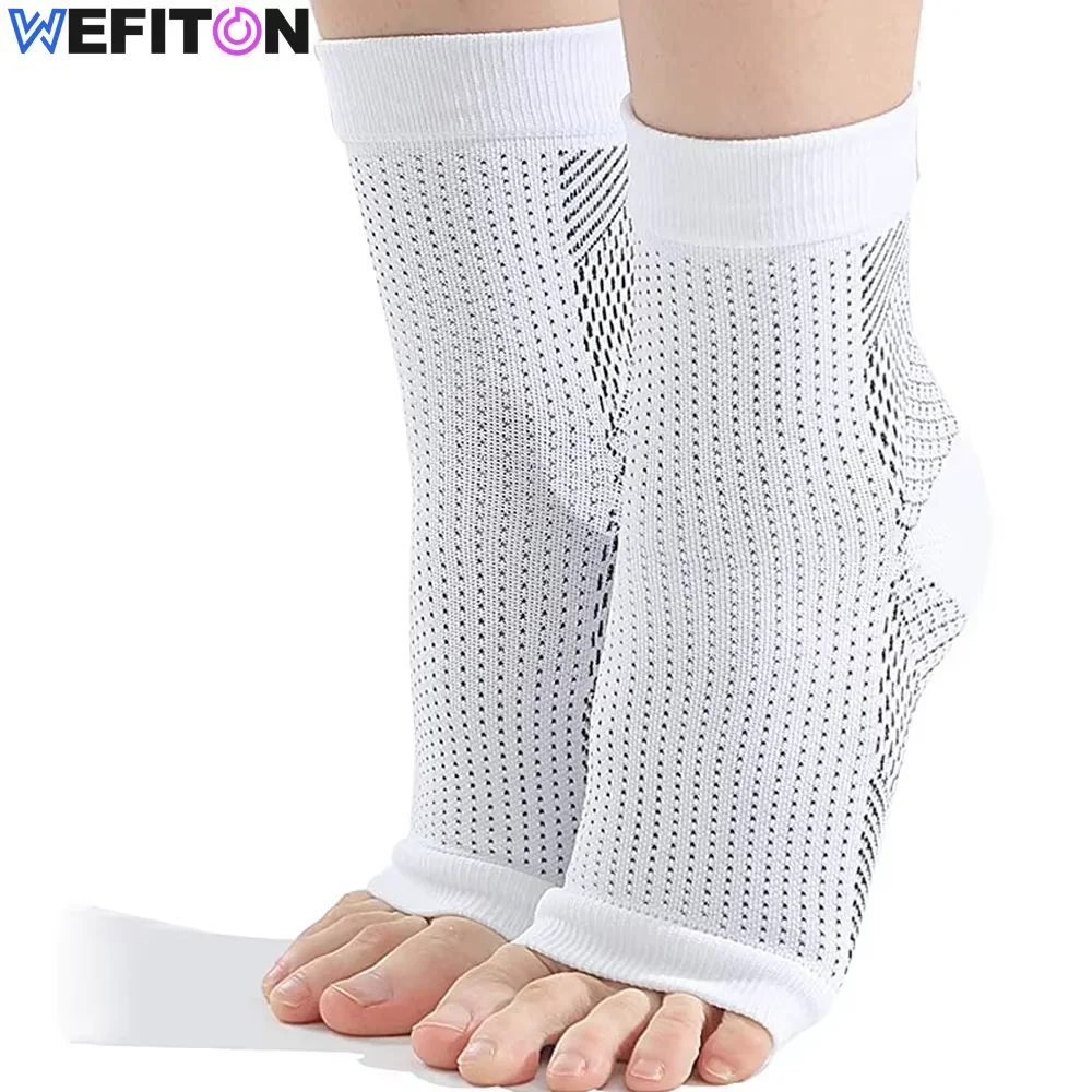 1 paar neuropathie sokken, enkelbrace tendinitis compressie sokken, voor pijnverlichting en fasciitis plantaris, enkelmouwen voor zwelling