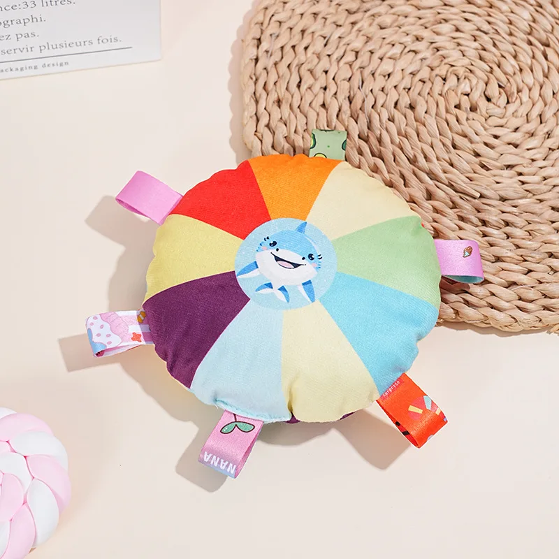 ตลก Rainbow Plush Flying Saucer ของเล่นสุนัขกลางแจ้ง Interactive การฝึกอบรมเกม Chew ของเล่นสัตว์เลี้ยง Flying Discs ของเล่นสุนัขอุปกรณ์เสริม