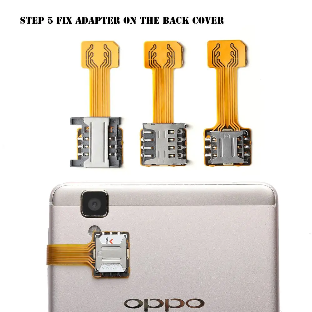Универсальный адаптер для двух SIM-карт TF Гибридный слот для карты Micro SD удлинитель Nano Cato Android Phone