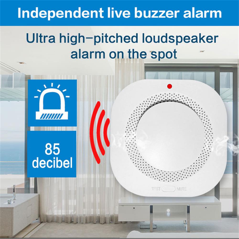 Independent Smoke Detectors Home Security Alarm Fire Protection Smokehouse Home Security System Smoke Detector
