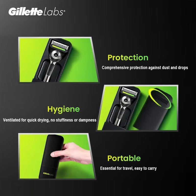 Gillette Labs Razor Travel Box Portable Shaver Travel Case Dustproof Drop-resistant Storage Box For Gillette Labs Razors