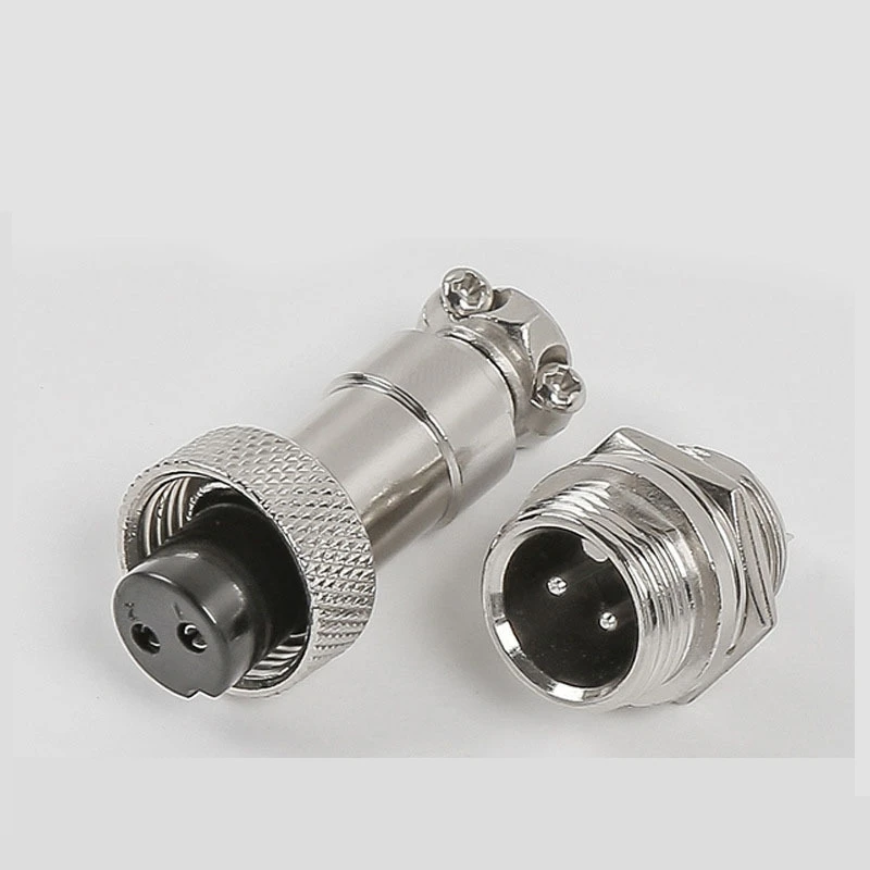 Connettore aeronautico GX12 2/3/4/5/6/7 pin - IP67 impermeabile, rame puro placcato argento, 5 A 125 V CA/CC (compatibile RS765)