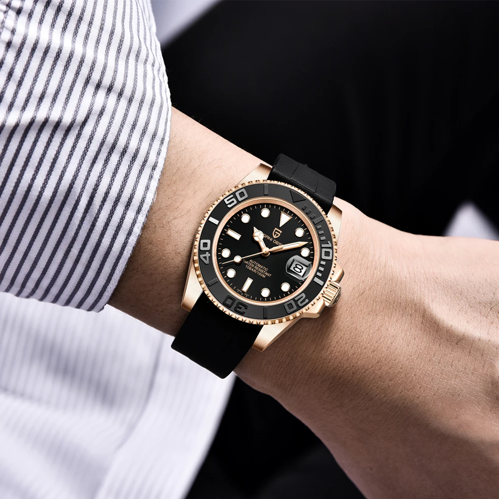 PAGANI DESIGN PD-1651 V3, reloj mecánico para hombre, reloj automático de cristal de zafiro de lujo, reloj de acero inoxidable NH35 para hombre 2024