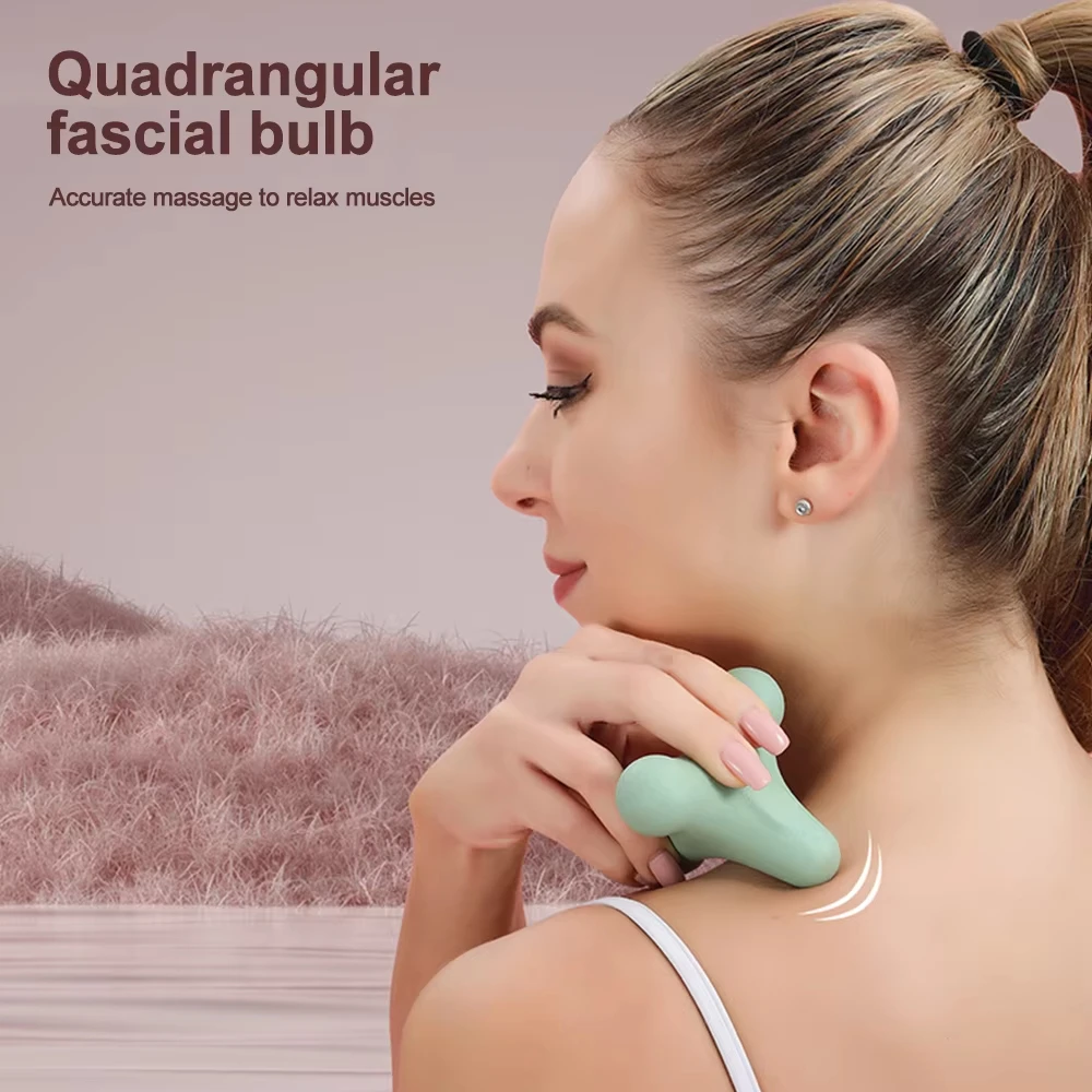 Bola de Fascia de cuatro esquinas, pelota Plantar para masaje de hombros, cuello, cintura, músculos de la mano, ejercicio de Lactate, relajación, pelota de Fitness meridiana