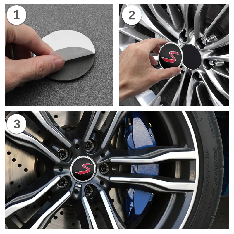 4 Uds 56mm para MINI Cooper One S JCW R56 R55 R53 R60 F55 R56 R57 R59 accesorios tapas de cubo de centro de rueda de coche pegatinas insignia calcomanías
