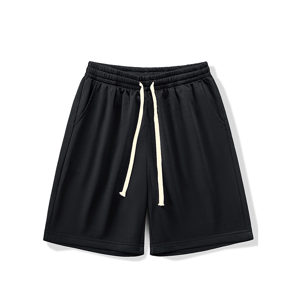 Calções de corrida de verão para homens casuais jogging esporte calças curtas cor sólida cordão solto seco ginásio esportes shorts