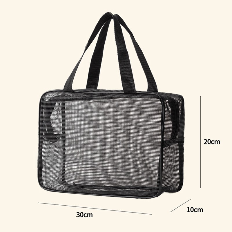 Mesh-Dusch-Caddy-Einkaufstasche, Kosmetik-Aufbewahrungstasche, multifunktionale Duschtasche, großes Fassungsvermögen, tragbarer Kulturbeutel-Organizer