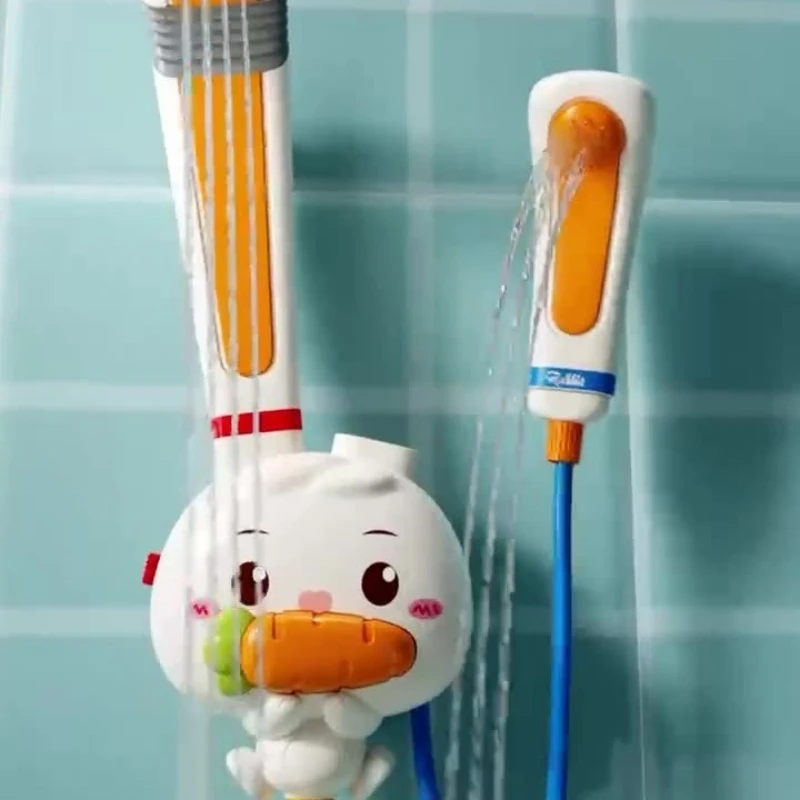 Children's bath rabbit shower toy set water play artifact electric water spray