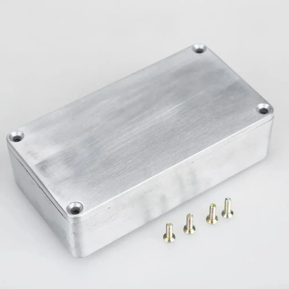 1590B Aluminum Guitar Pedal Enclosure Kit - Diecast/CNC 112x60x31mm w/Stainless Screws
