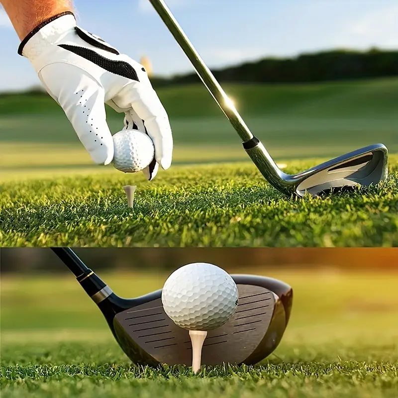 50 Uds. Tees de Golf de madera de bambú soporte de pelotas de Golf de entrenamiento especializado 42mm/ 54mm/ 70mm/ 83mm