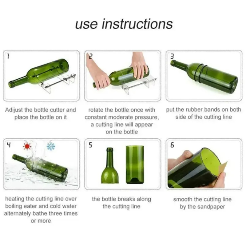 Adjustable Glass Bottle Cutting Tool Glass Bottle Cutter Tool Red Wine Bottle Wine Cutting Rack Diy Wine Bottle Cutter