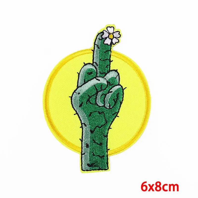 Embroidered Patch Iron On Patches for Clothing Pocket Tiger Head Clothes Stickers Fabric Sewing Thermal Adhesive Applique