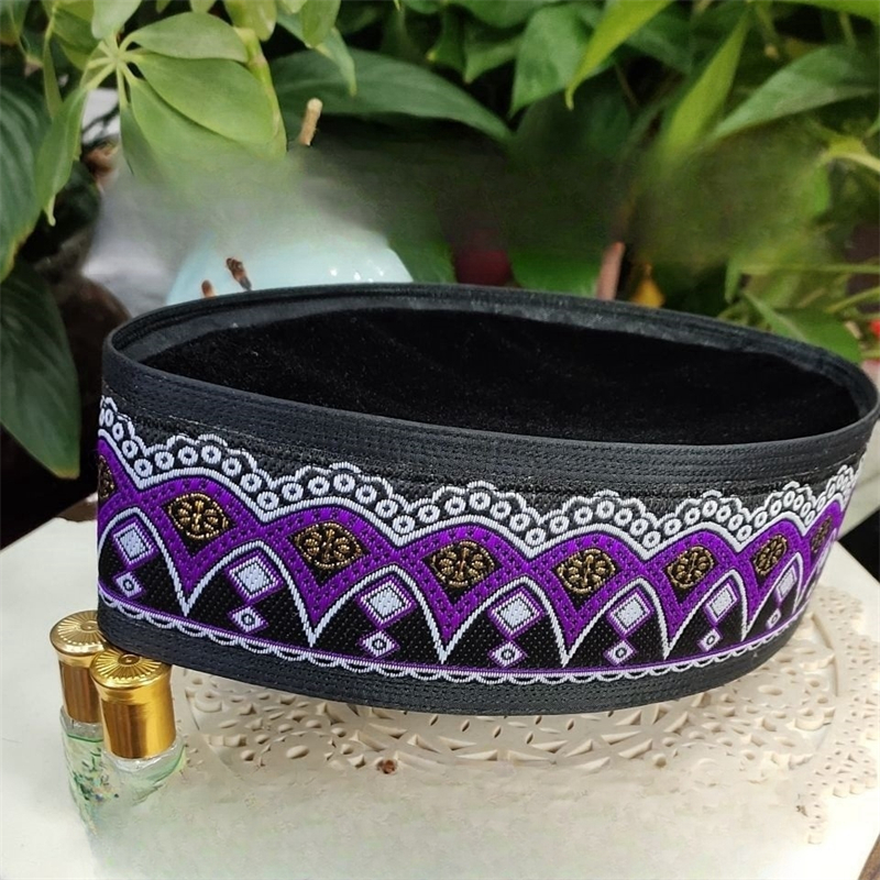 男性用のイスラム教徒のキャップ,ロシアの祈りのドレス,ボートの帽子,islkippa,紫色のキャップ,衣類,税金の製品,送料無料,03161