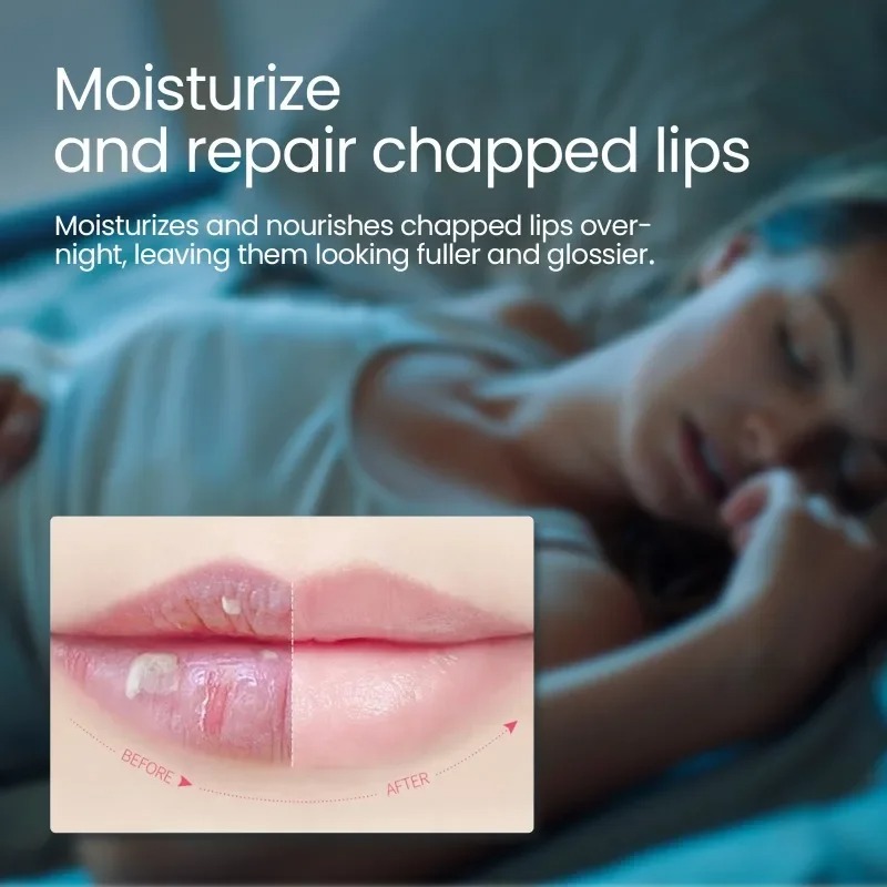 Moisturizing Sleeping Lip Mask Night Lips Care Multiple Colors Cute Makeup Maintenance Lip Anti-Cracking Lip Oil Care Cosmetics