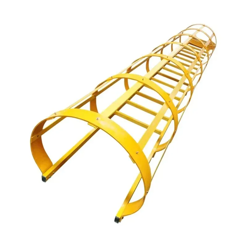 FRP Insulated Herringbone Glass Fiber Telescopic Ladder Customizable Cutting Processing Service
