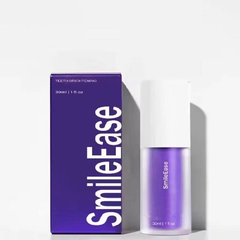 Pasta de dientes blanqueadora púrpura, 30ml, elimina las manchas, Reduce el cuidado del amarillento para las encías, aliento fresco, ilumina los dientes, nuevo