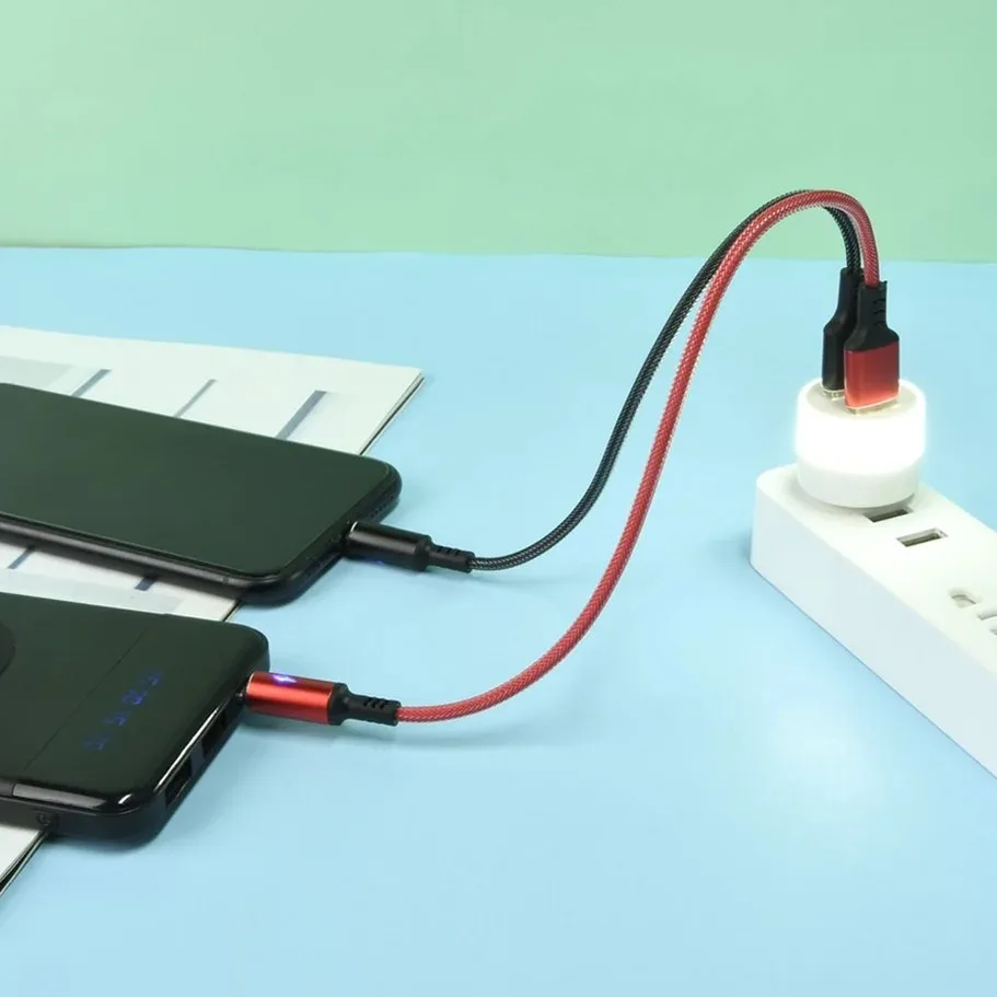 Luz USB LED Lámpara de libro USB Protección para los ojos Luz de lectura Lámpara de lectura de computadora Lámparas de libro de carga de energía móvil Mini luz nocturna