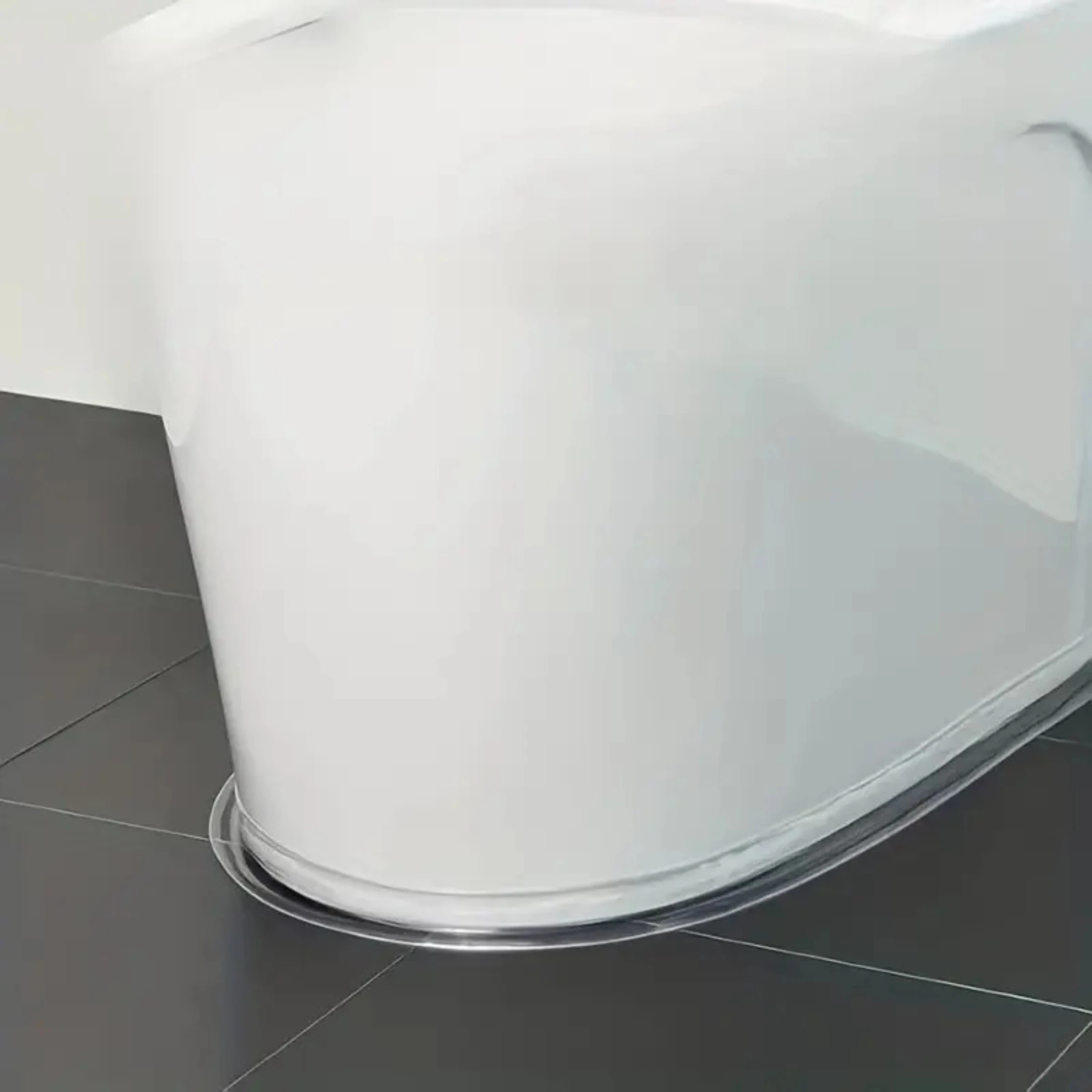 Clearance_1 Rotolo di nastro autoadesivo in PVC trasparente impermeabile, perfetto per bagni, servizi igienici, lavandini e cucine-Super Adhe