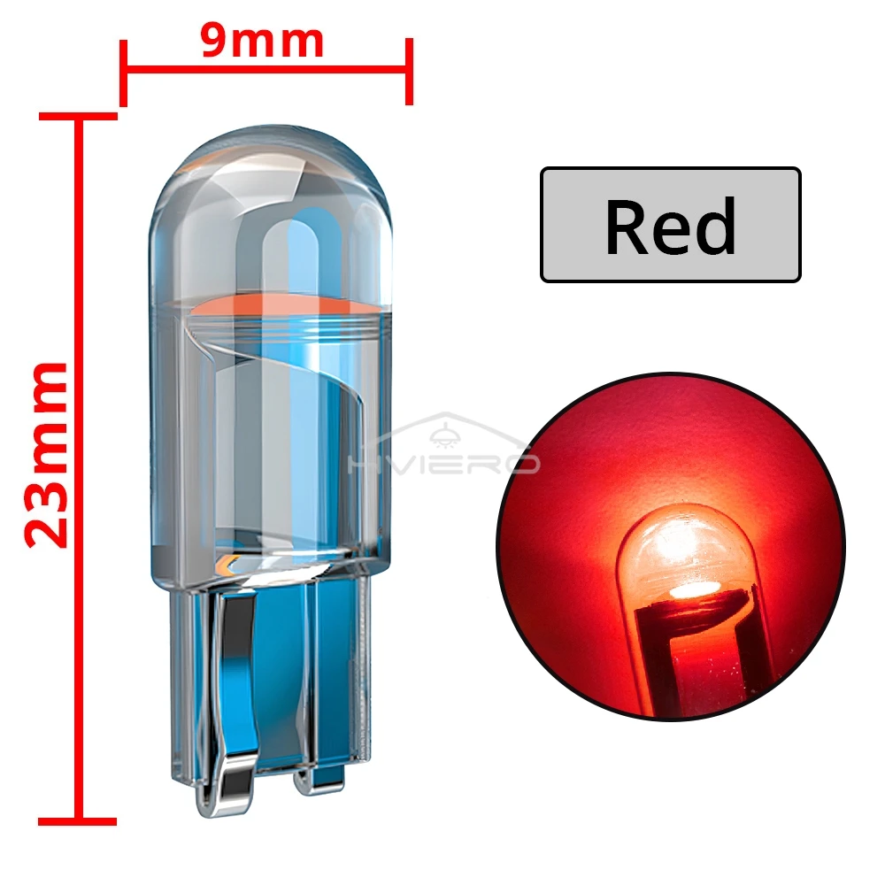 10 Chiếc W5W 194 T10 Kính Nhà Ở Cob Đèn LED Xe Hơi Ô Tô Bóng Đèn Wedge Biển Đèn Dome Ánh Sáng Trắng Diedo Tự Động nội Thất Đèn Đọc Sách 12V
